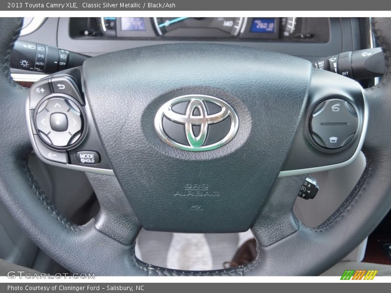 Classic Silver Metallic / Black/Ash 2013 Toyota Camry XLE