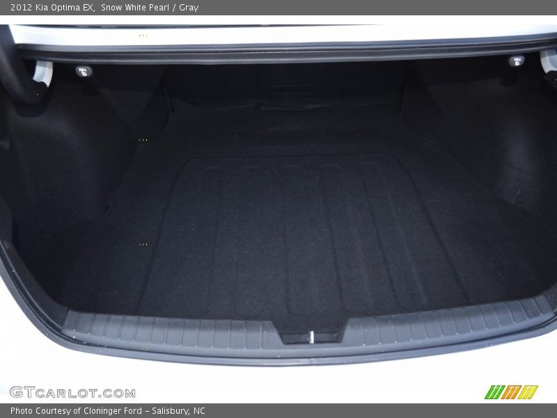Snow White Pearl / Gray 2012 Kia Optima EX