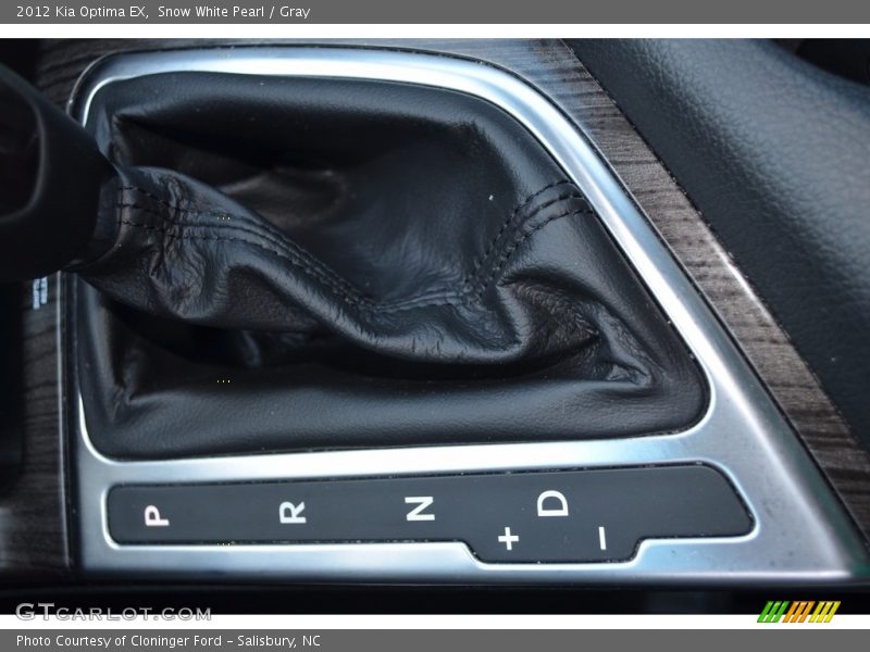 Snow White Pearl / Gray 2012 Kia Optima EX