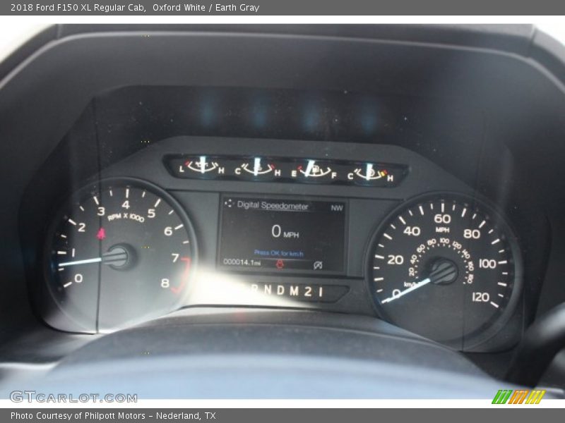 Oxford White / Earth Gray 2018 Ford F150 XL Regular Cab
