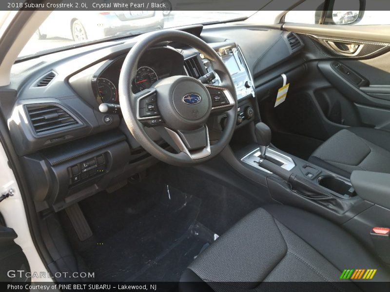 Crystal White Pearl / Black 2018 Subaru Crosstrek 2.0i
