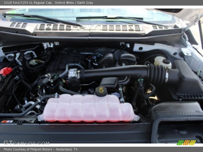 Oxford White / Earth Gray 2018 Ford F150 XL Regular Cab