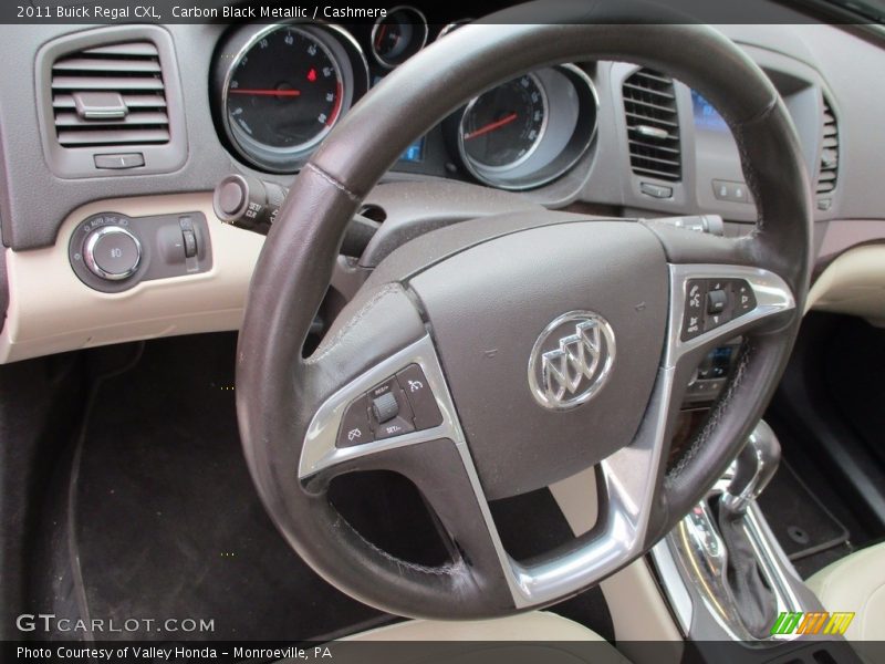 Carbon Black Metallic / Cashmere 2011 Buick Regal CXL