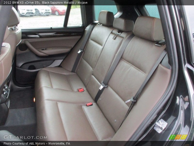 Black Sapphire Metallic / Mojave 2012 BMW X3 xDrive 35i