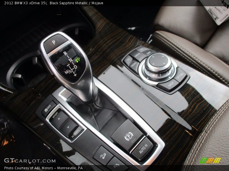 Black Sapphire Metallic / Mojave 2012 BMW X3 xDrive 35i