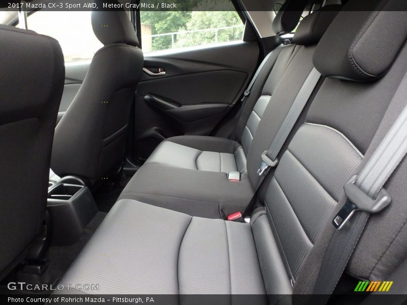 Meteor Gray Mica / Black 2017 Mazda CX-3 Sport AWD