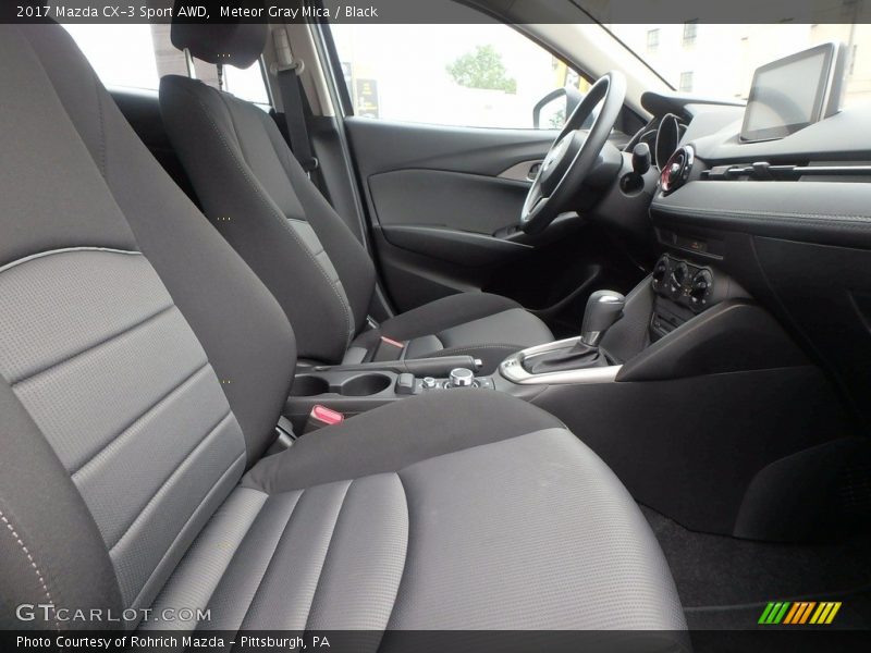 Meteor Gray Mica / Black 2017 Mazda CX-3 Sport AWD