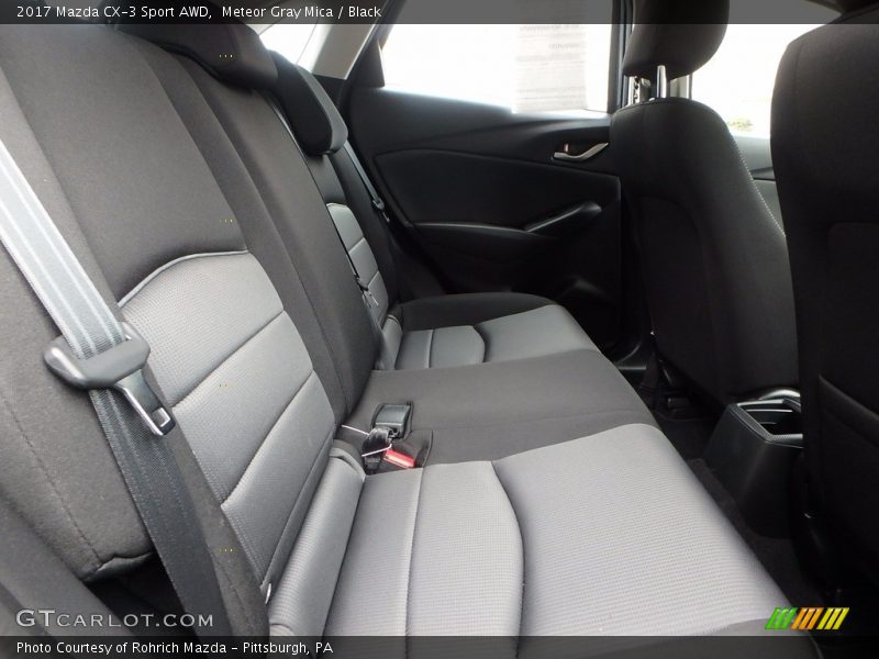 Meteor Gray Mica / Black 2017 Mazda CX-3 Sport AWD
