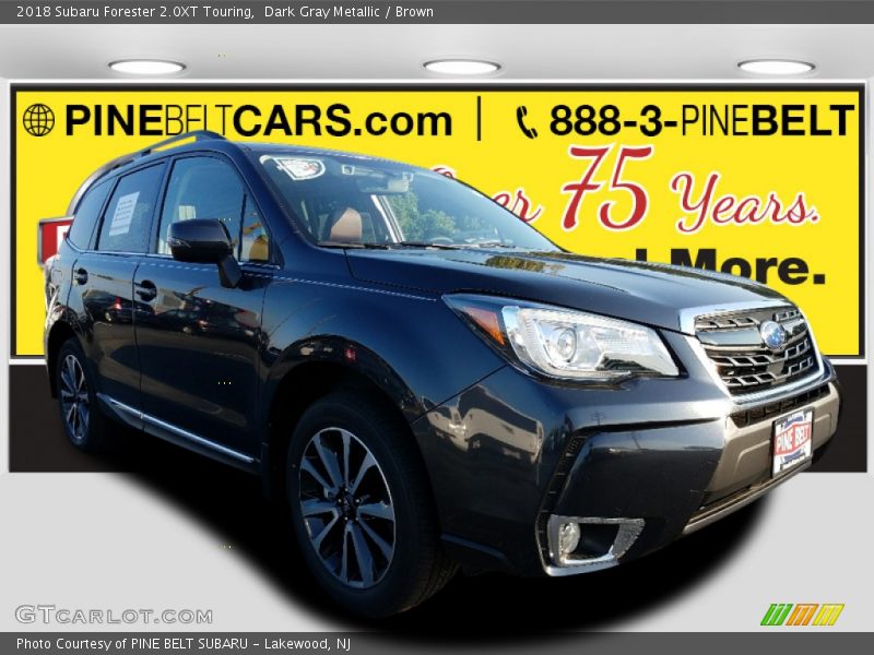 Dark Gray Metallic / Brown 2018 Subaru Forester 2.0XT Touring