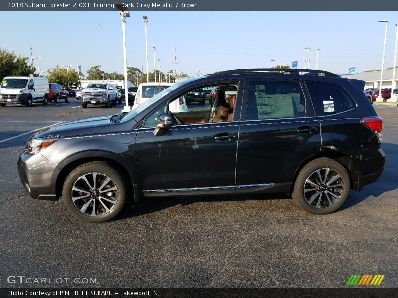 Dark Gray Metallic / Brown 2018 Subaru Forester 2.0XT Touring