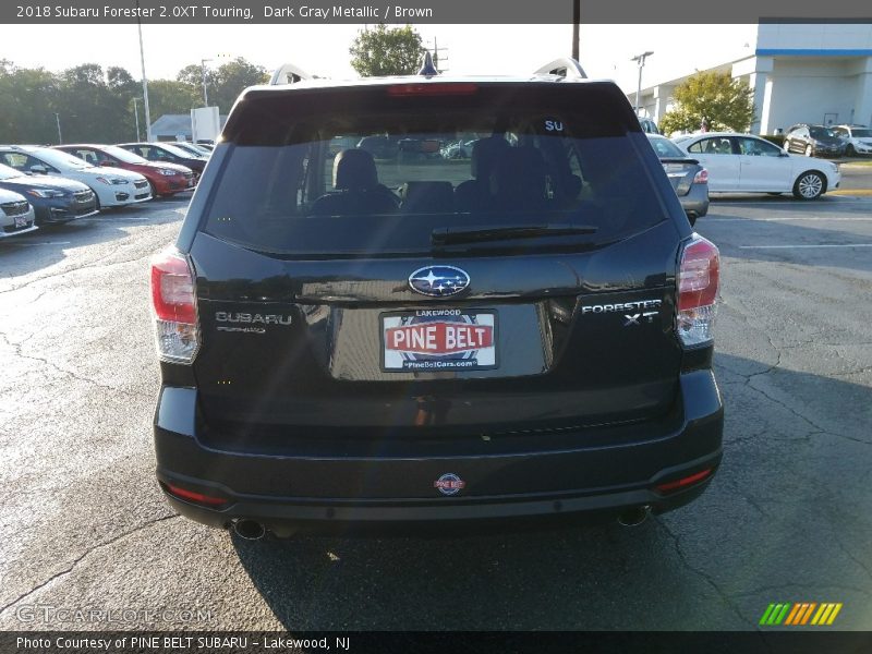 Dark Gray Metallic / Brown 2018 Subaru Forester 2.0XT Touring