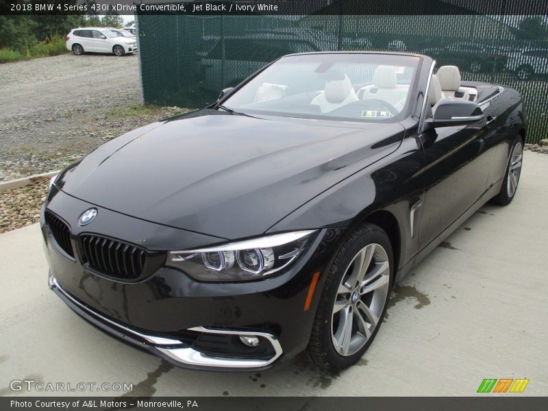 Jet Black / Ivory White 2018 BMW 4 Series 430i xDrive Convertible