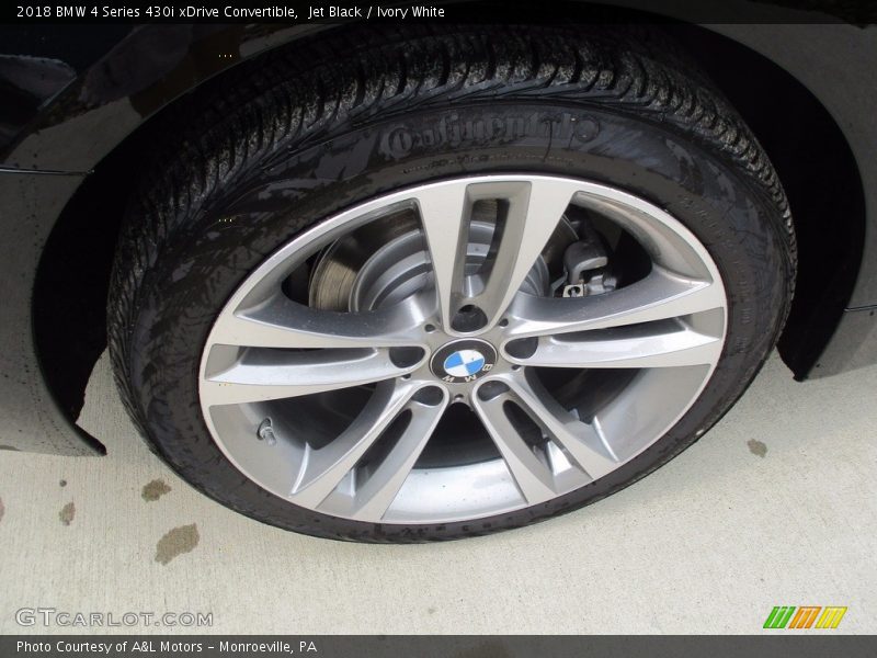 Jet Black / Ivory White 2018 BMW 4 Series 430i xDrive Convertible