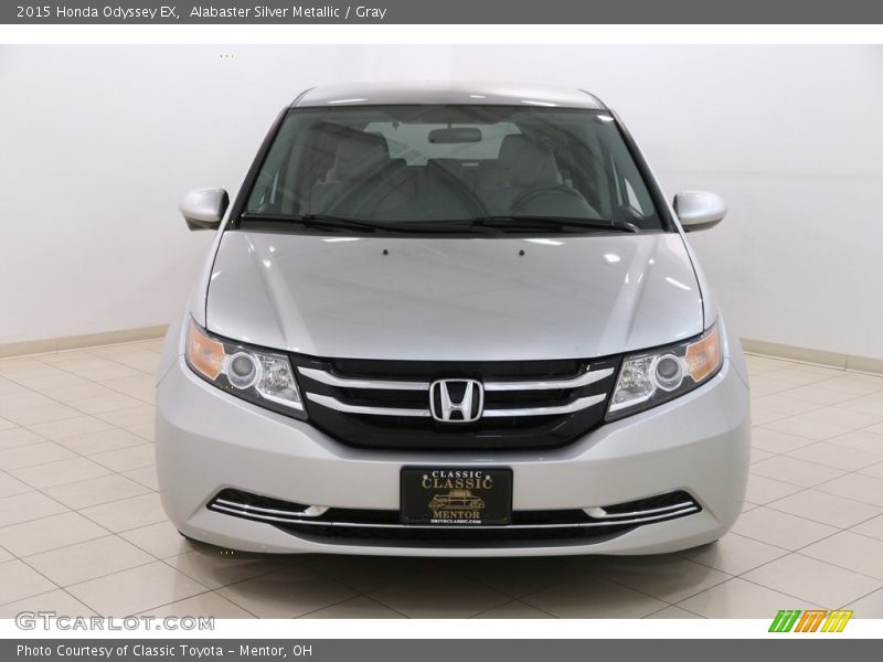 Alabaster Silver Metallic / Gray 2015 Honda Odyssey EX