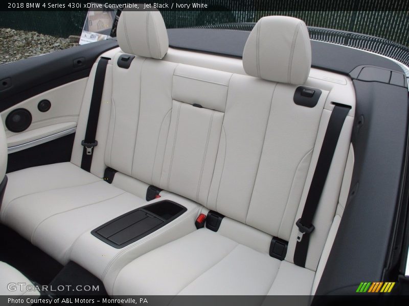 Jet Black / Ivory White 2018 BMW 4 Series 430i xDrive Convertible