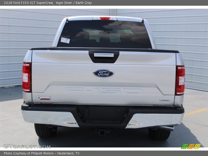 Ingot Silver / Earth Gray 2018 Ford F150 XLT SuperCrew