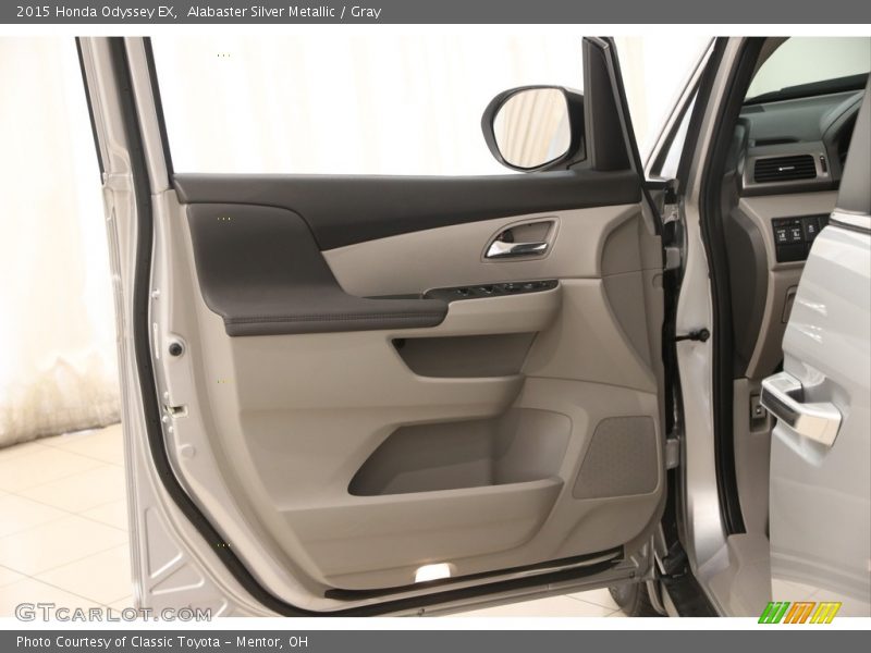 Alabaster Silver Metallic / Gray 2015 Honda Odyssey EX