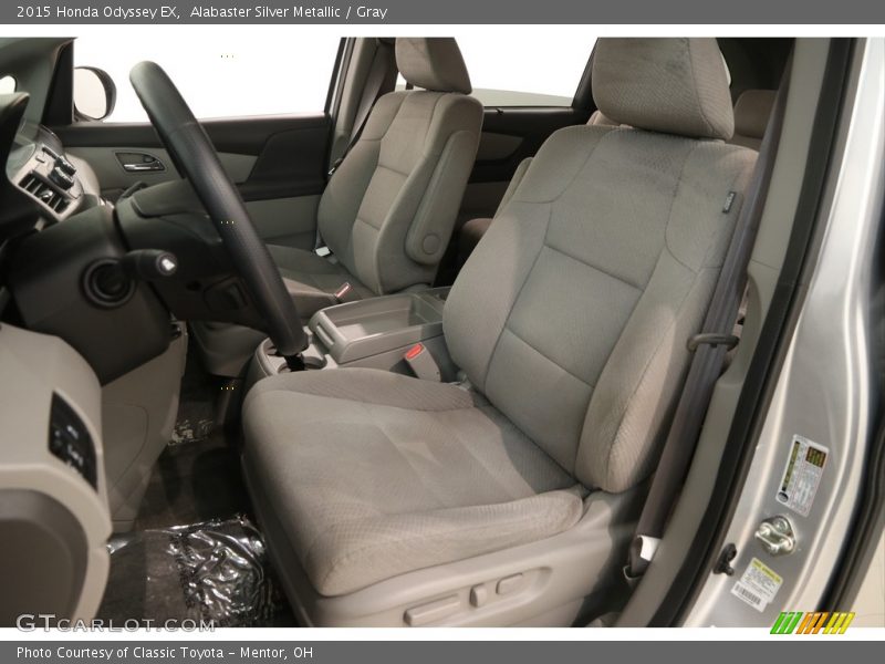 Alabaster Silver Metallic / Gray 2015 Honda Odyssey EX