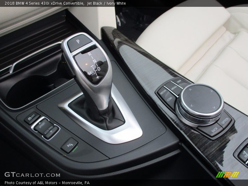 Jet Black / Ivory White 2018 BMW 4 Series 430i xDrive Convertible