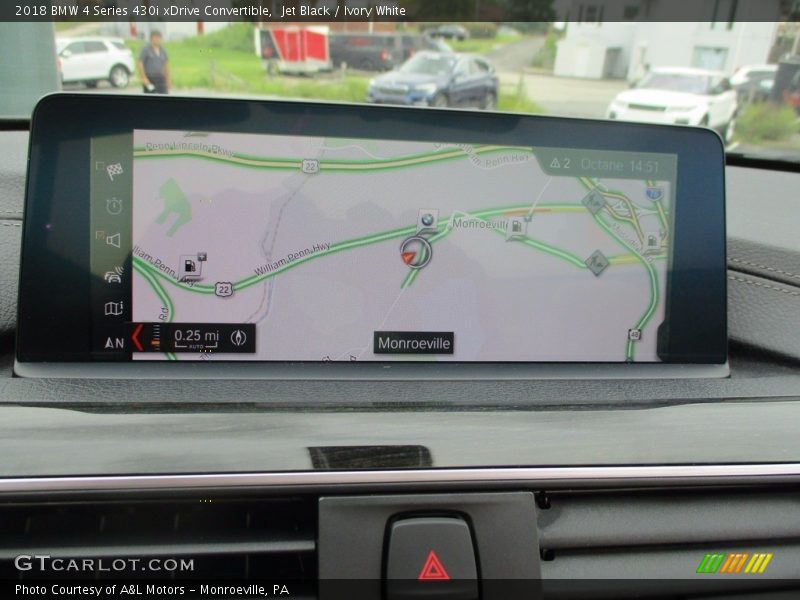 Jet Black / Ivory White 2018 BMW 4 Series 430i xDrive Convertible