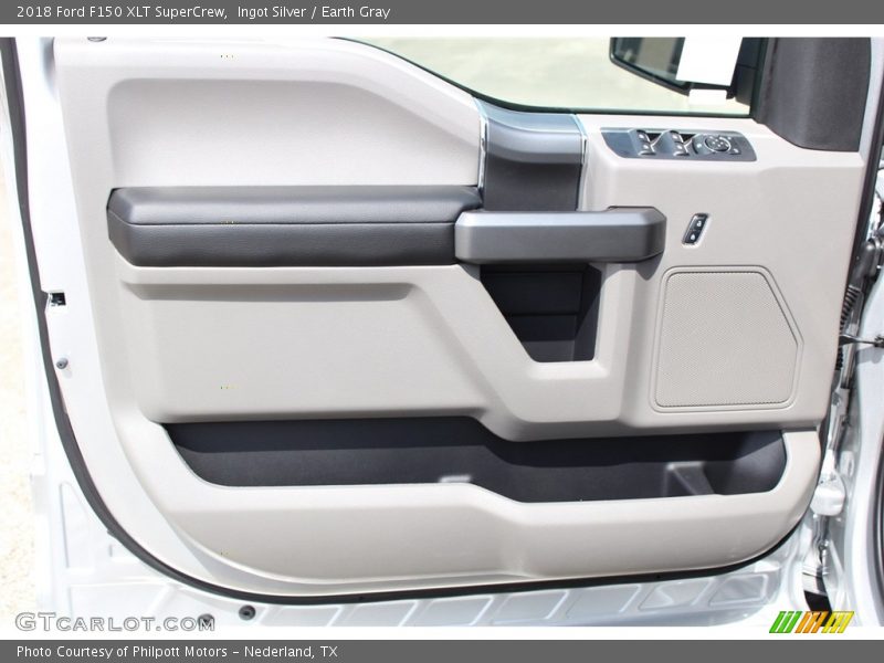 Ingot Silver / Earth Gray 2018 Ford F150 XLT SuperCrew