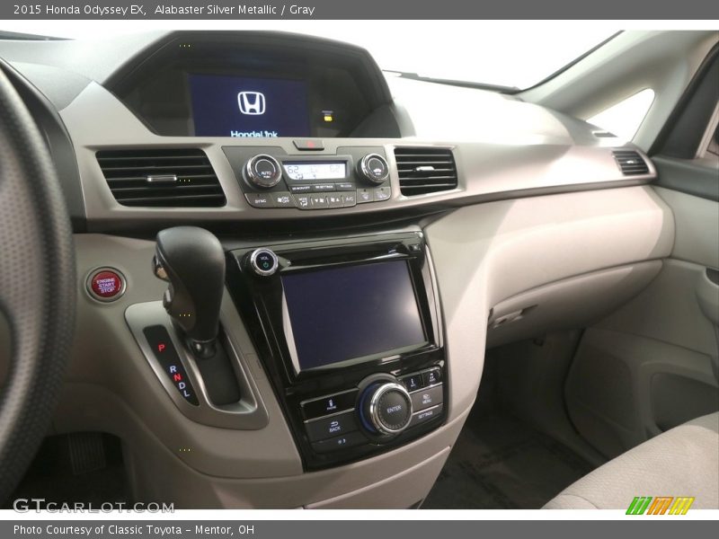 Alabaster Silver Metallic / Gray 2015 Honda Odyssey EX