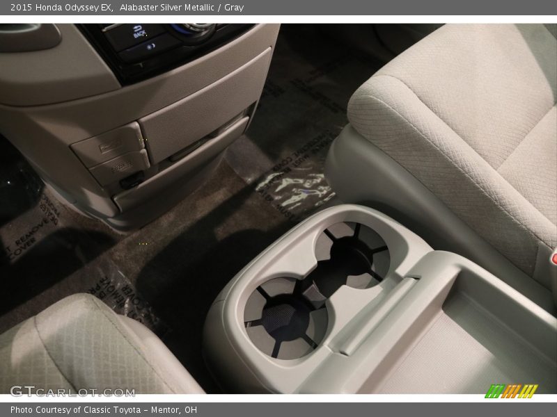 Alabaster Silver Metallic / Gray 2015 Honda Odyssey EX