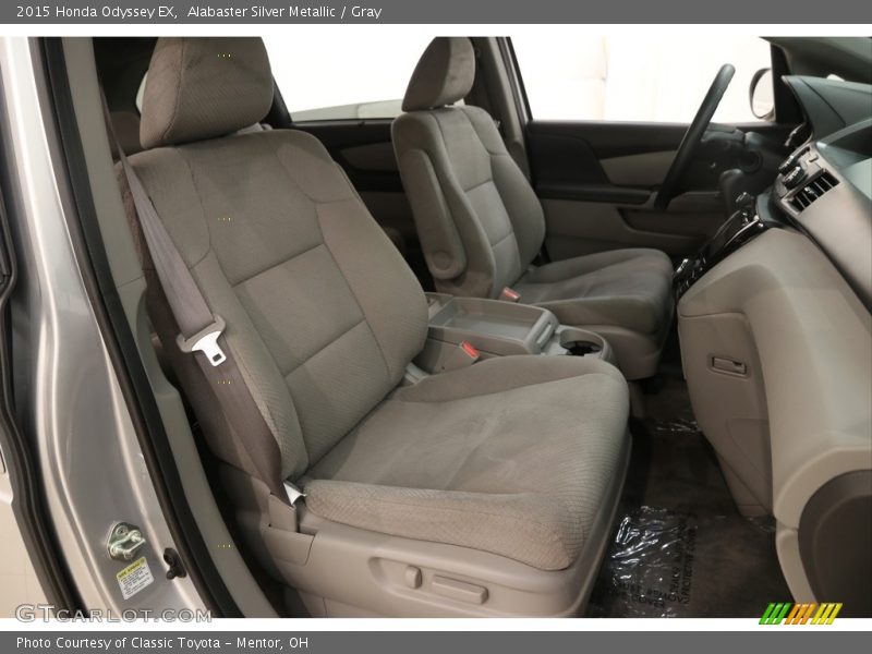 Alabaster Silver Metallic / Gray 2015 Honda Odyssey EX