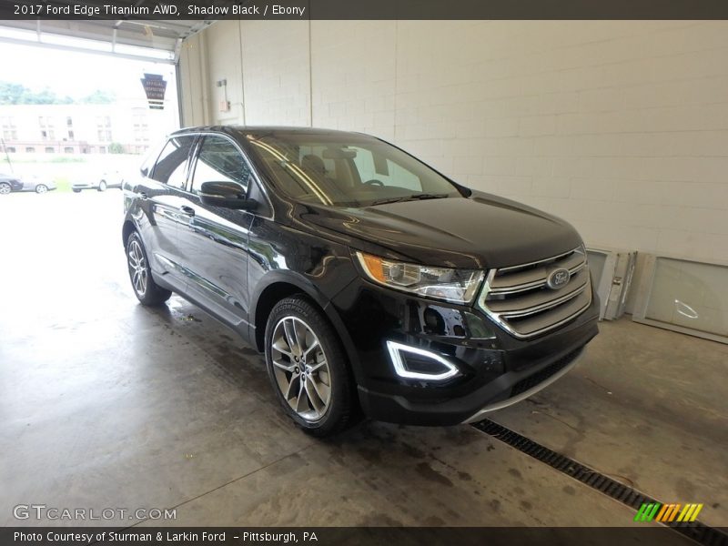 Shadow Black / Ebony 2017 Ford Edge Titanium AWD
