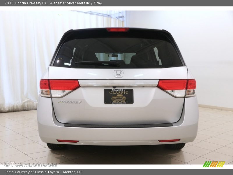 Alabaster Silver Metallic / Gray 2015 Honda Odyssey EX