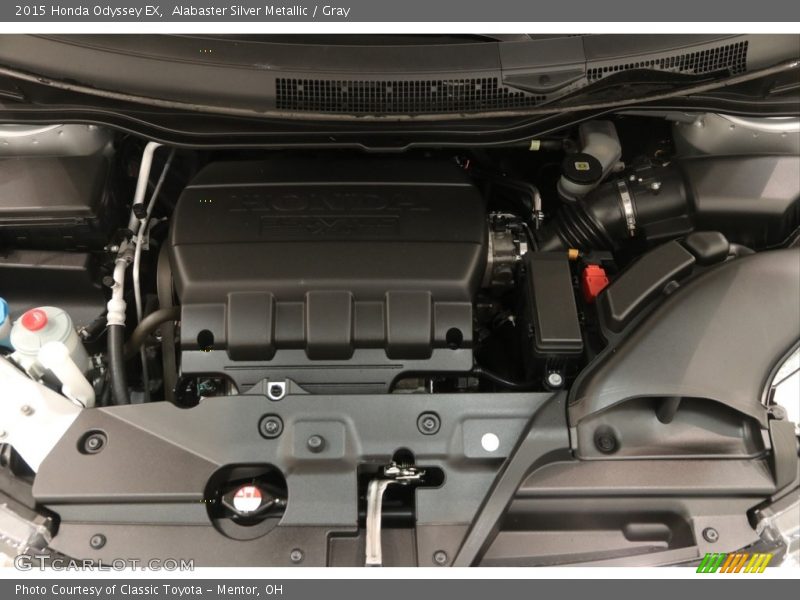 Alabaster Silver Metallic / Gray 2015 Honda Odyssey EX