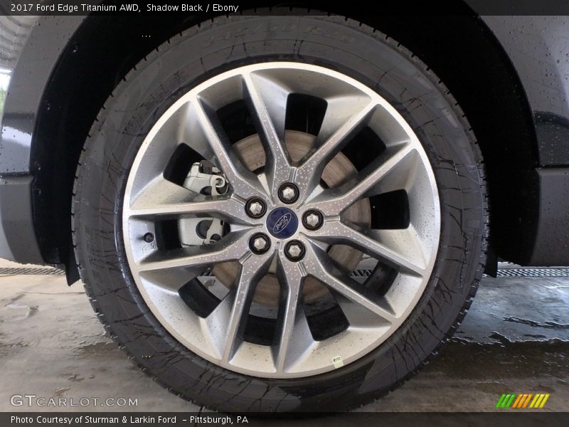 Shadow Black / Ebony 2017 Ford Edge Titanium AWD