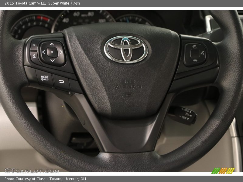 Super White / Ash 2015 Toyota Camry LE