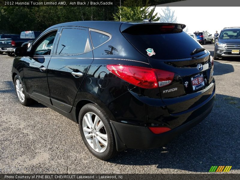 Ash Black / Black/Saddle 2012 Hyundai Tucson Limited AWD
