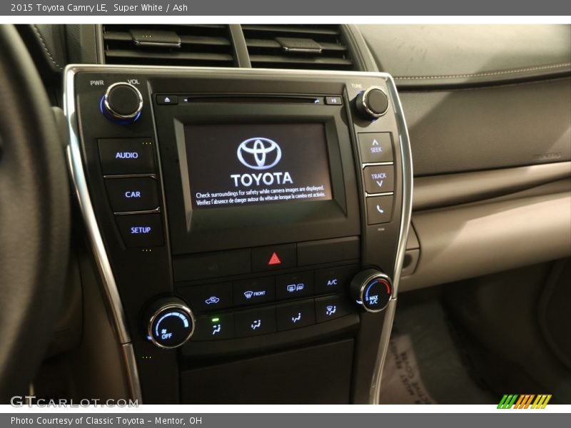 Super White / Ash 2015 Toyota Camry LE