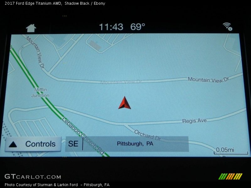Shadow Black / Ebony 2017 Ford Edge Titanium AWD