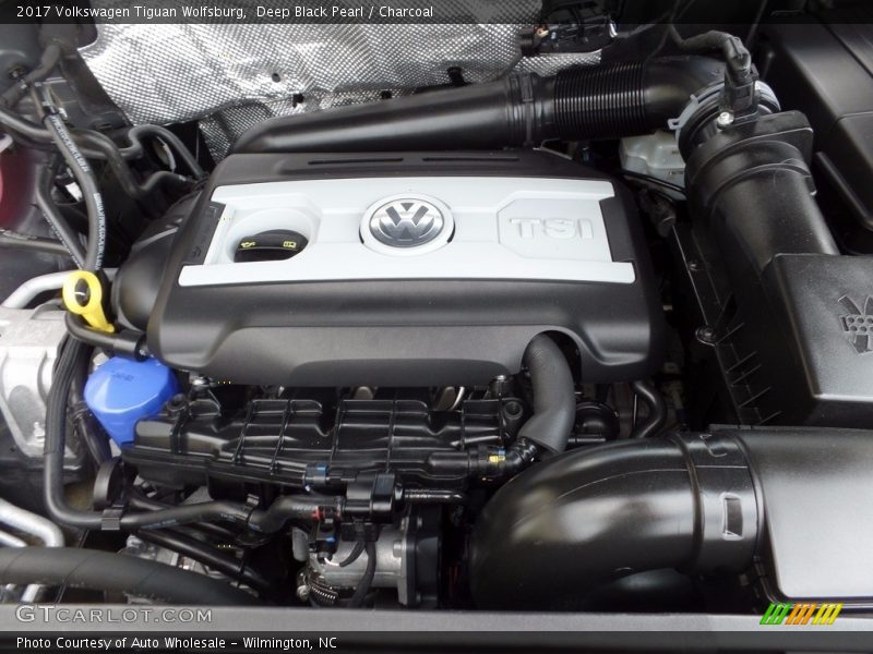Deep Black Pearl / Charcoal 2017 Volkswagen Tiguan Wolfsburg