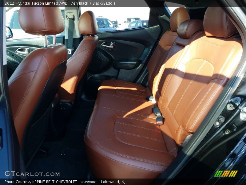 Ash Black / Black/Saddle 2012 Hyundai Tucson Limited AWD