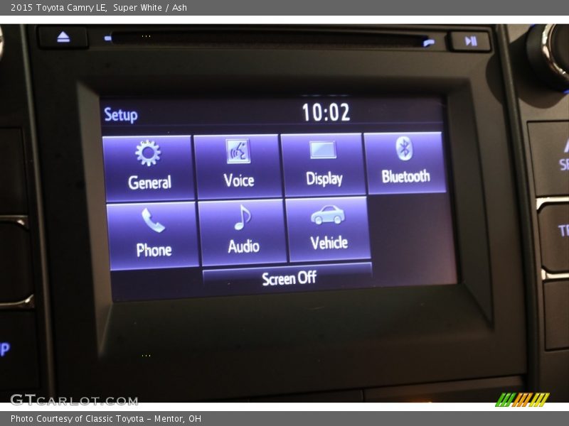 Super White / Ash 2015 Toyota Camry LE