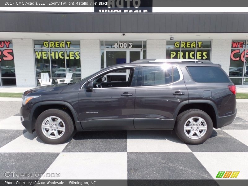 Ebony Twilight Metallic / Jet Black 2017 GMC Acadia SLE