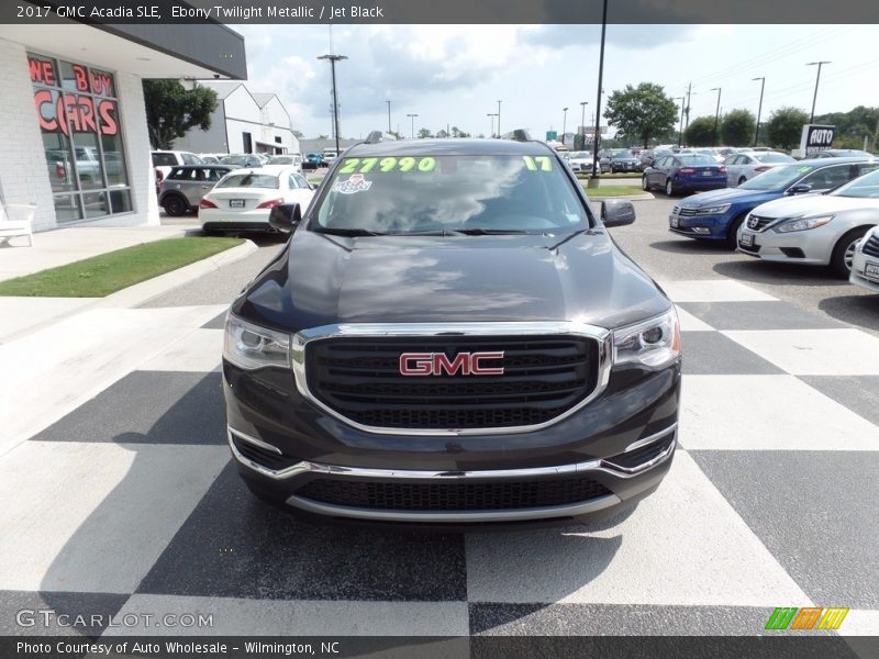 Ebony Twilight Metallic / Jet Black 2017 GMC Acadia SLE