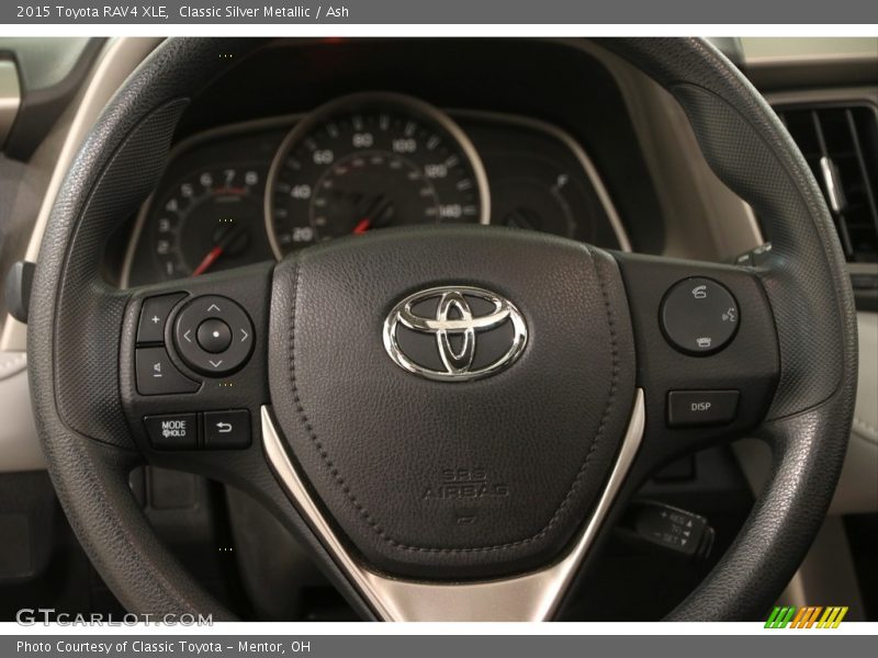 Classic Silver Metallic / Ash 2015 Toyota RAV4 XLE