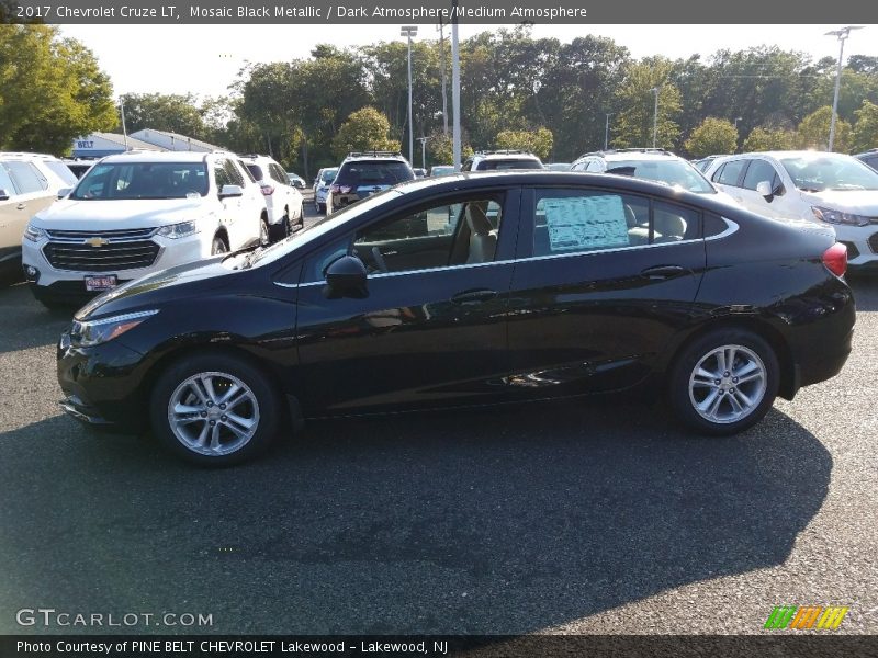 Mosaic Black Metallic / Dark Atmosphere/Medium Atmosphere 2017 Chevrolet Cruze LT