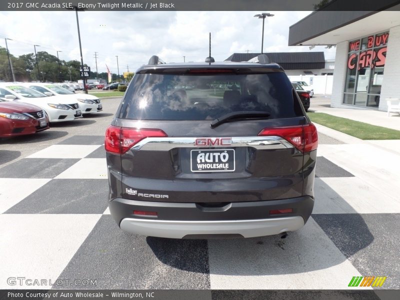 Ebony Twilight Metallic / Jet Black 2017 GMC Acadia SLE