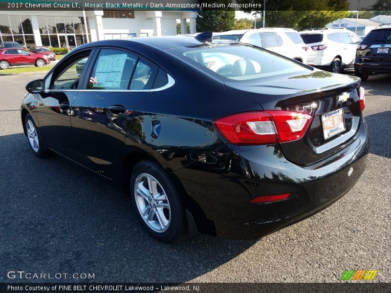 Mosaic Black Metallic / Dark Atmosphere/Medium Atmosphere 2017 Chevrolet Cruze LT