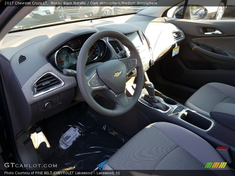 Mosaic Black Metallic / Dark Atmosphere/Medium Atmosphere 2017 Chevrolet Cruze LT
