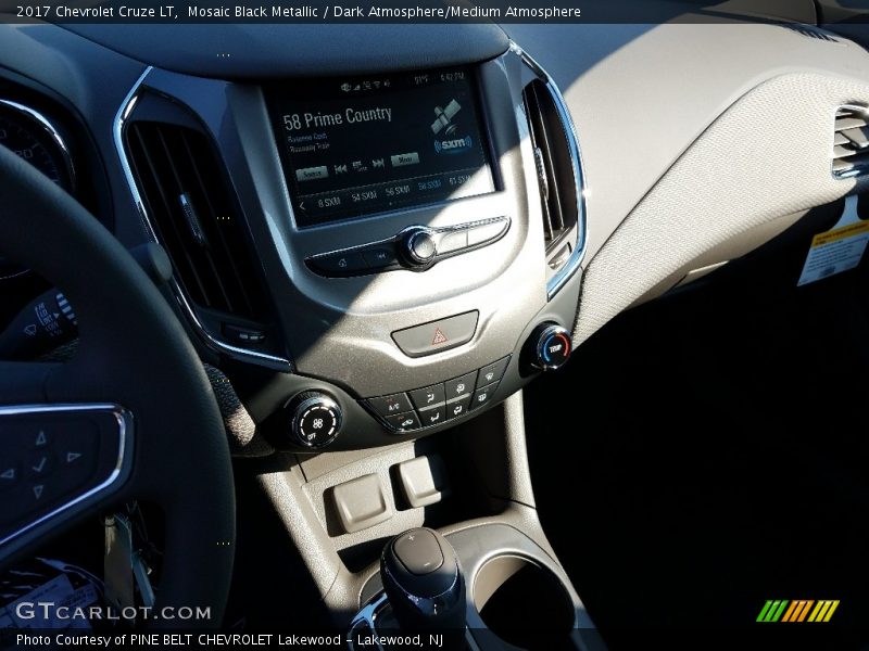 Mosaic Black Metallic / Dark Atmosphere/Medium Atmosphere 2017 Chevrolet Cruze LT
