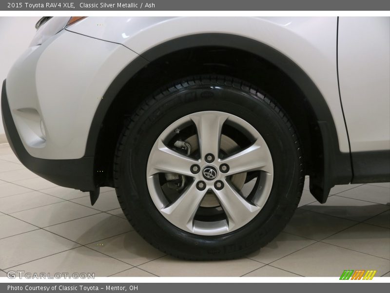 Classic Silver Metallic / Ash 2015 Toyota RAV4 XLE