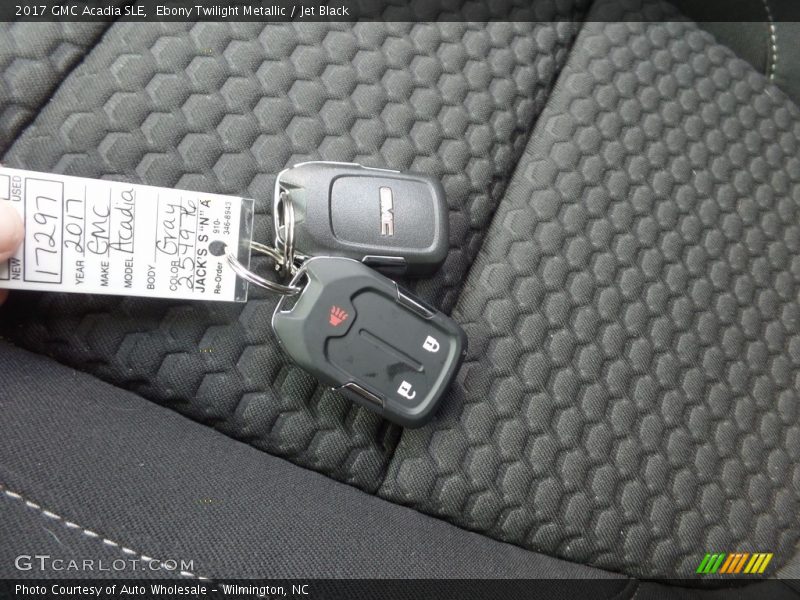 Ebony Twilight Metallic / Jet Black 2017 GMC Acadia SLE