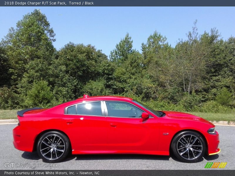 Torred / Black 2018 Dodge Charger R/T Scat Pack